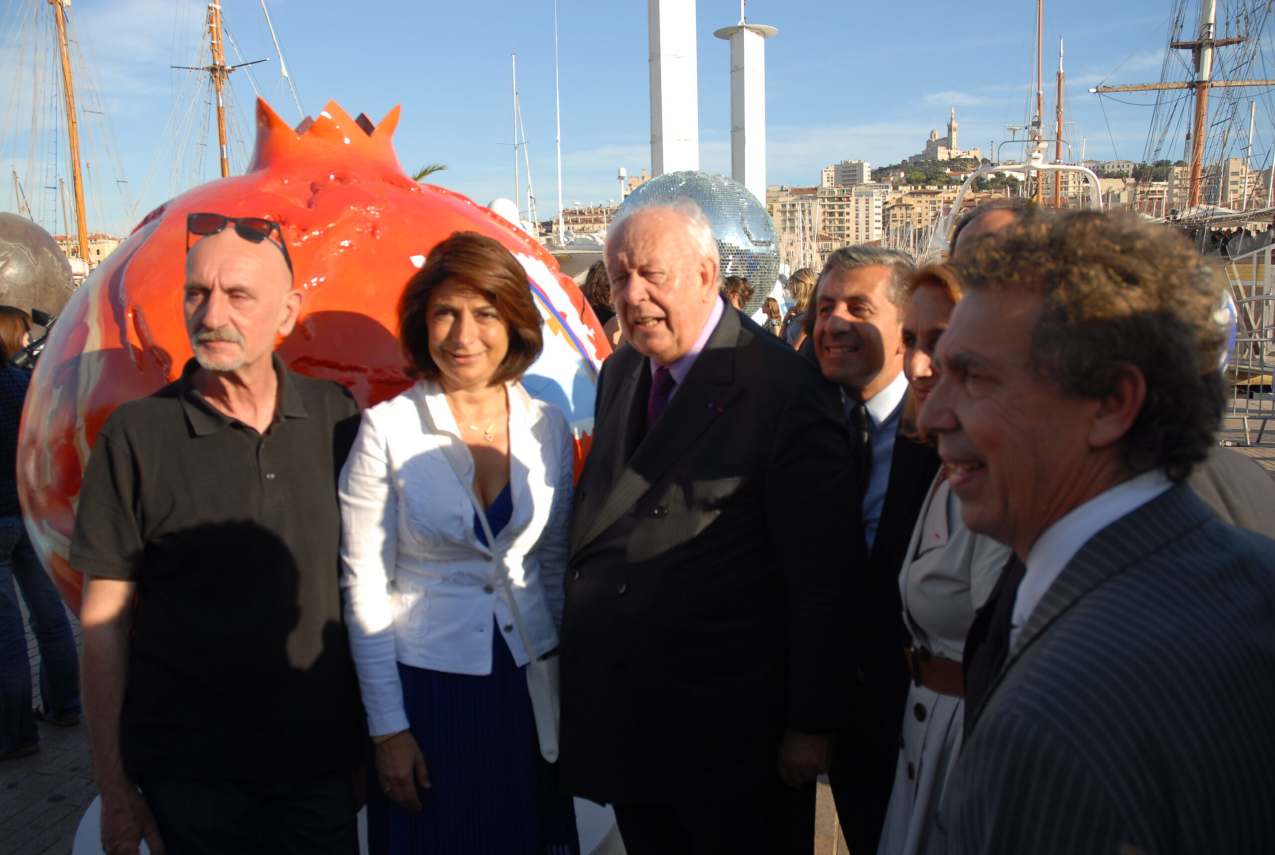 R. Campana, Martine Vassal (Adjointe), Jean-Claude Gaudin), Didier Parakian