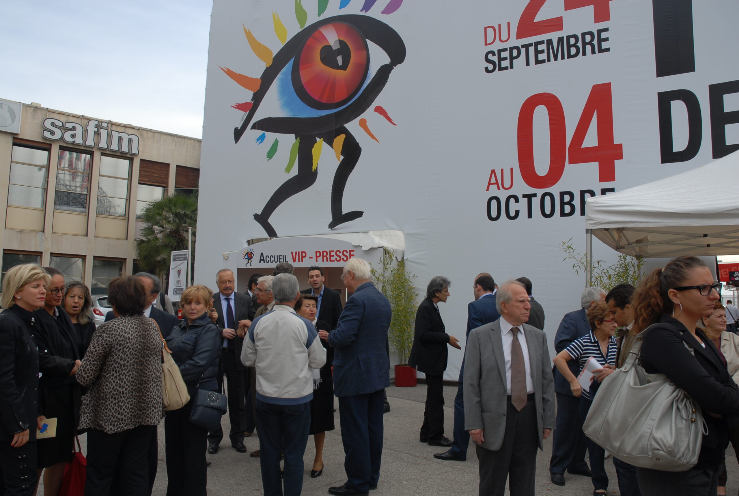 L'entrée de la 94e Foire internationale de Marseille