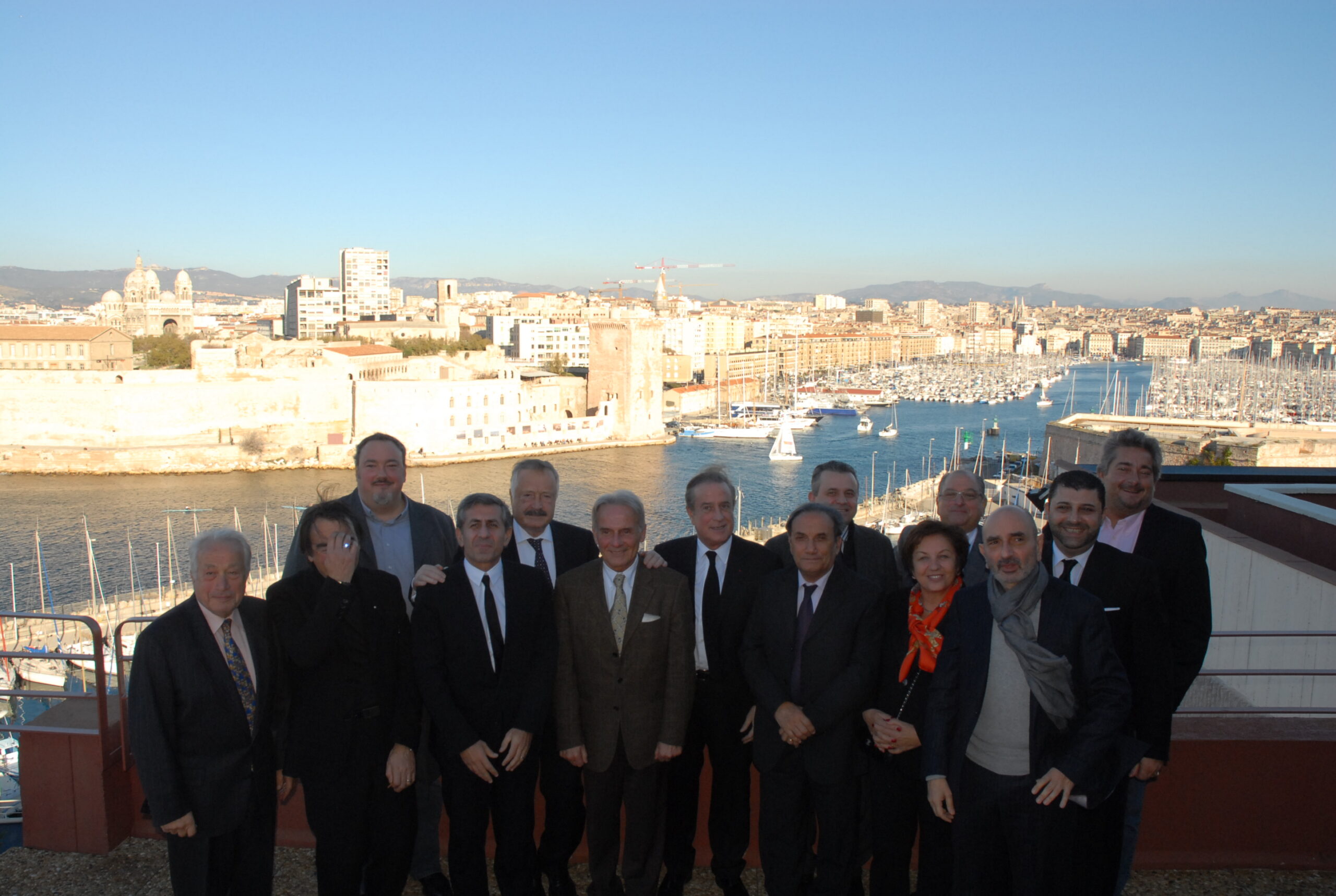 Le jury du Festival devant le Vieux Port