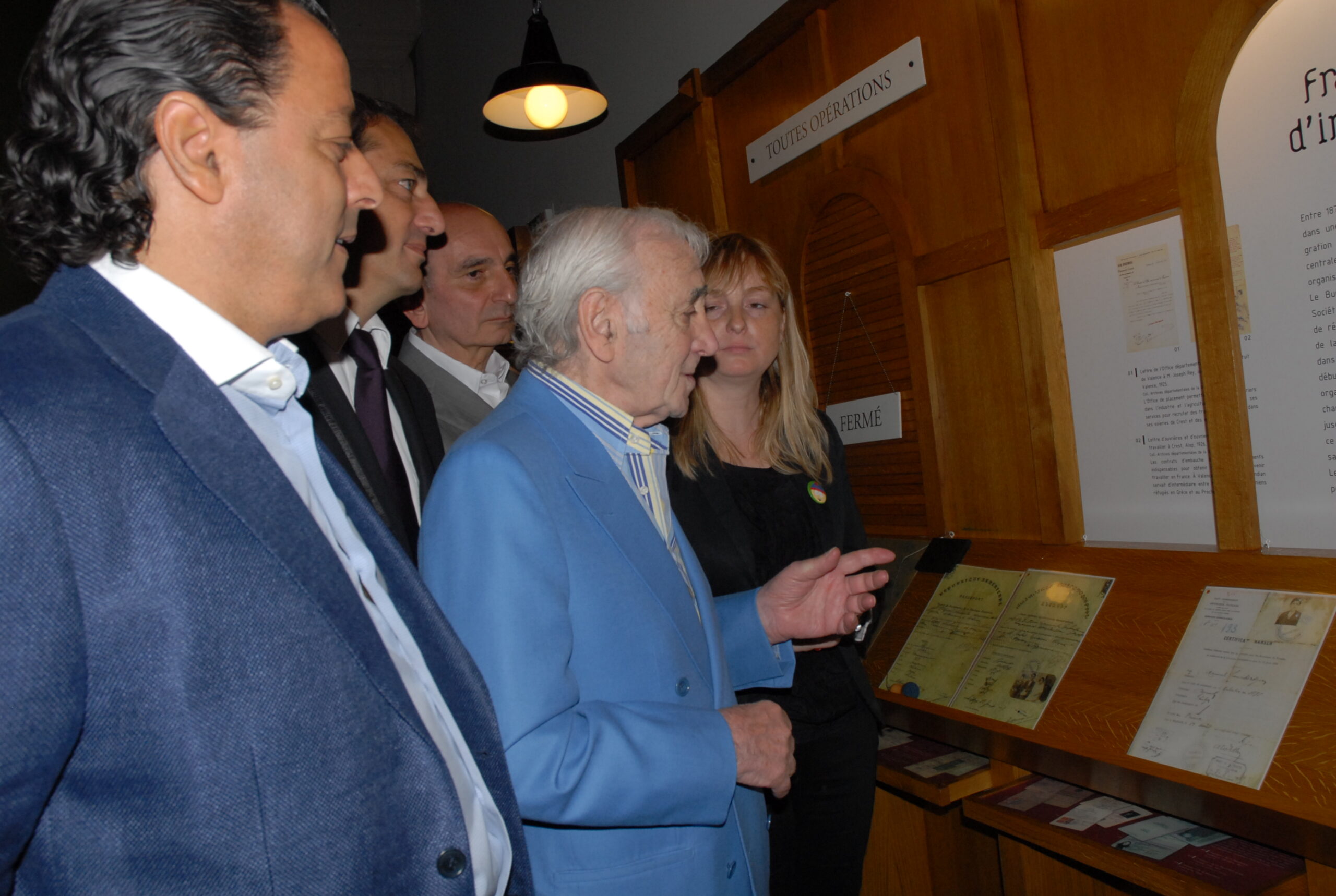 Charles Aznavour au Centre du Patrimoine arménien de Valence