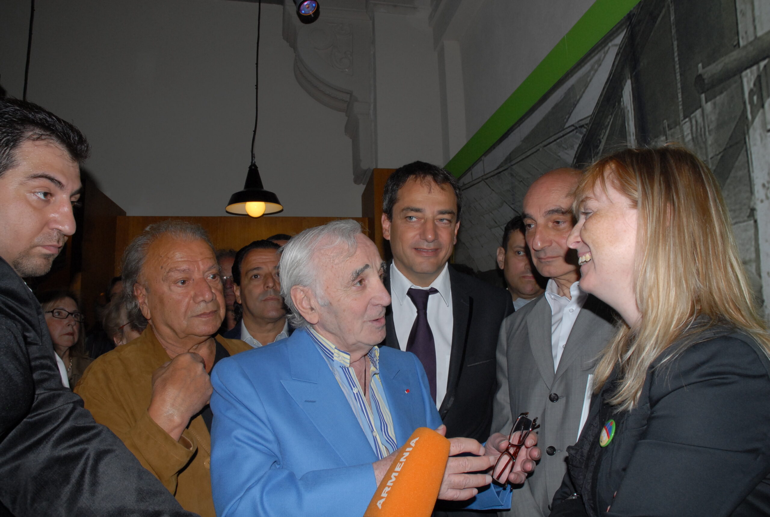 Aznavour au Centre du Patrimoine arménien de Valence