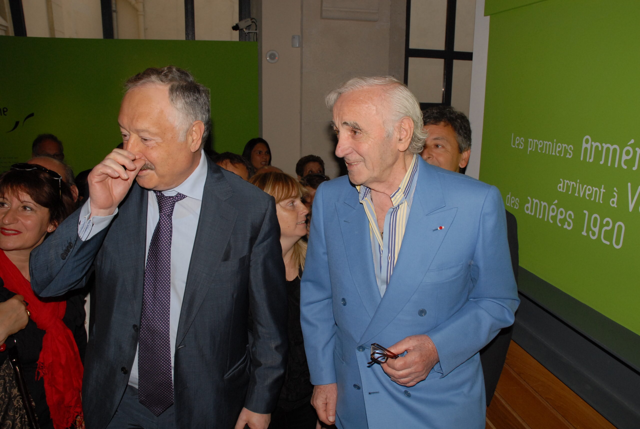 Vicken Tchitétchian et Charles Aznavour