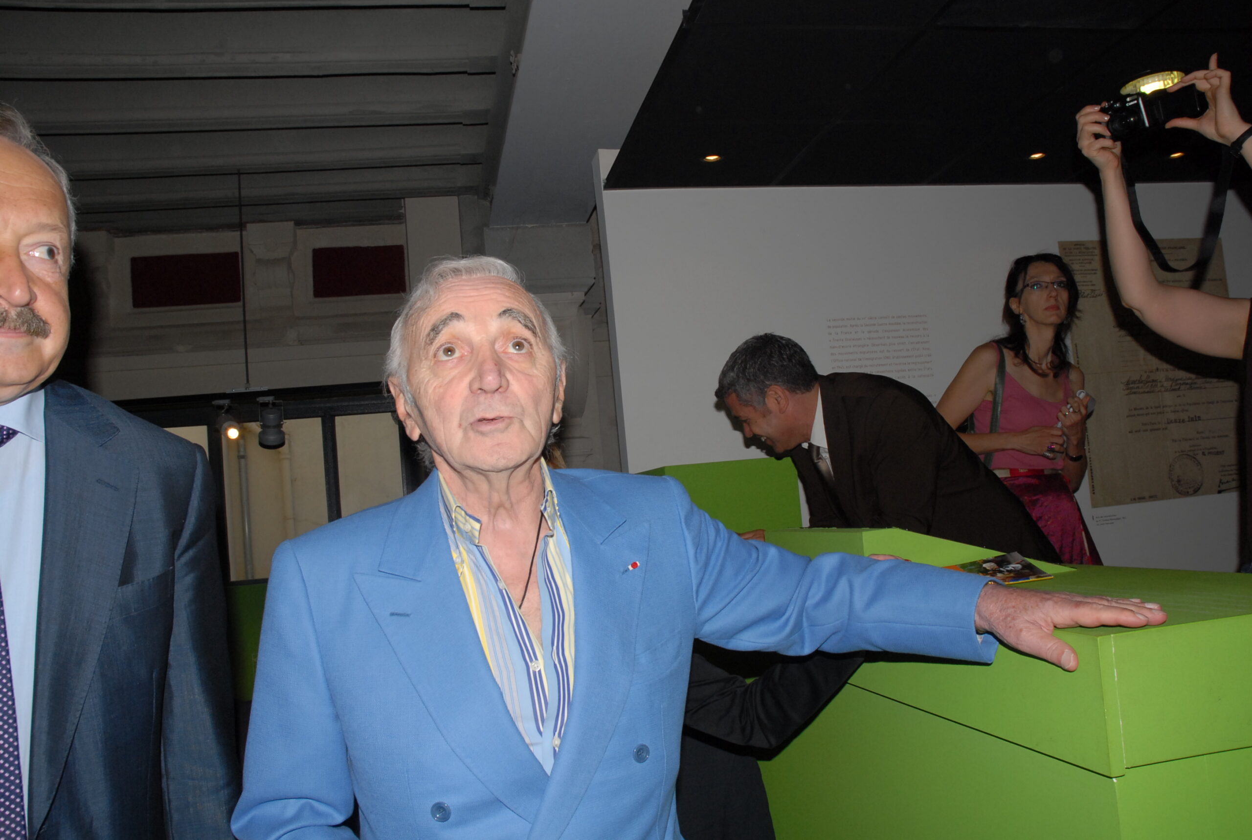 Charles Aznavour au Centre du Patrimoine arménien