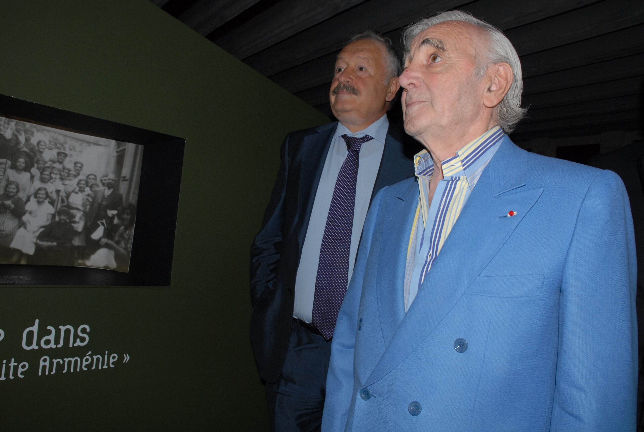 Charles Aznavour au Centre du Patrimoine arménien de Valence