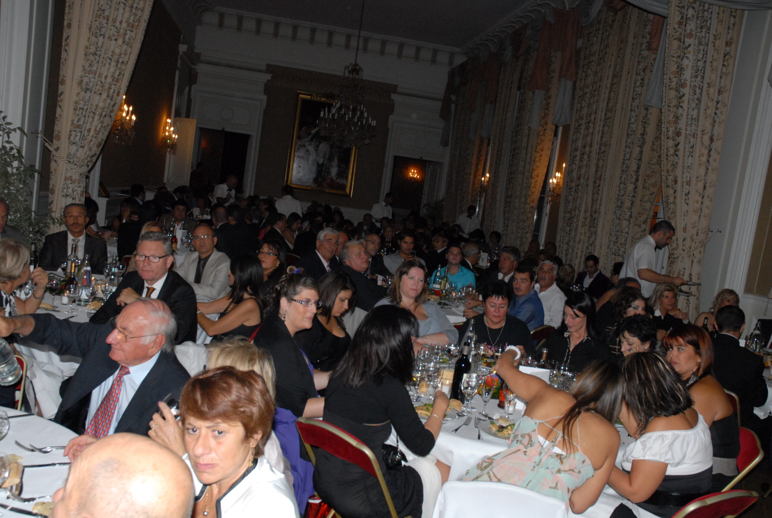 les personnalités au diner de gala