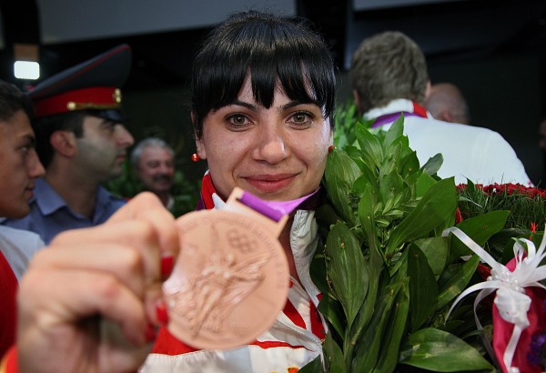 Hripsimé Khourchoutyan médaille de bronze à Londres