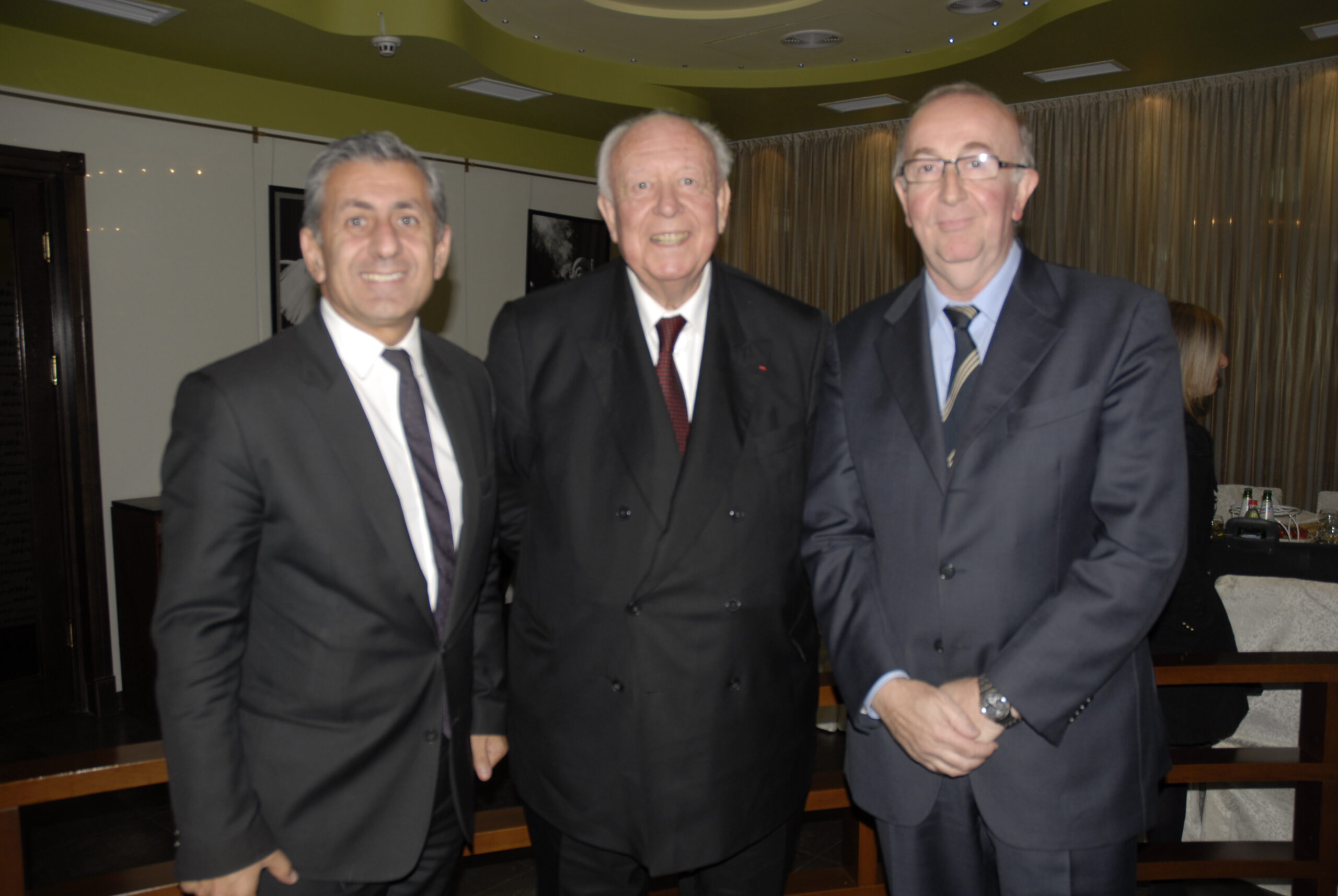 Didier Parakian, Jean-Claude Gaudin et Bernard Hatémian