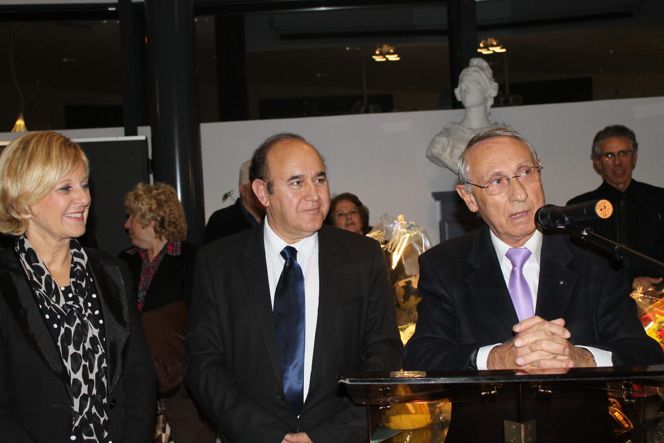 Marlène Mourier, Krikor Amirzayan et Grégoire Atamian