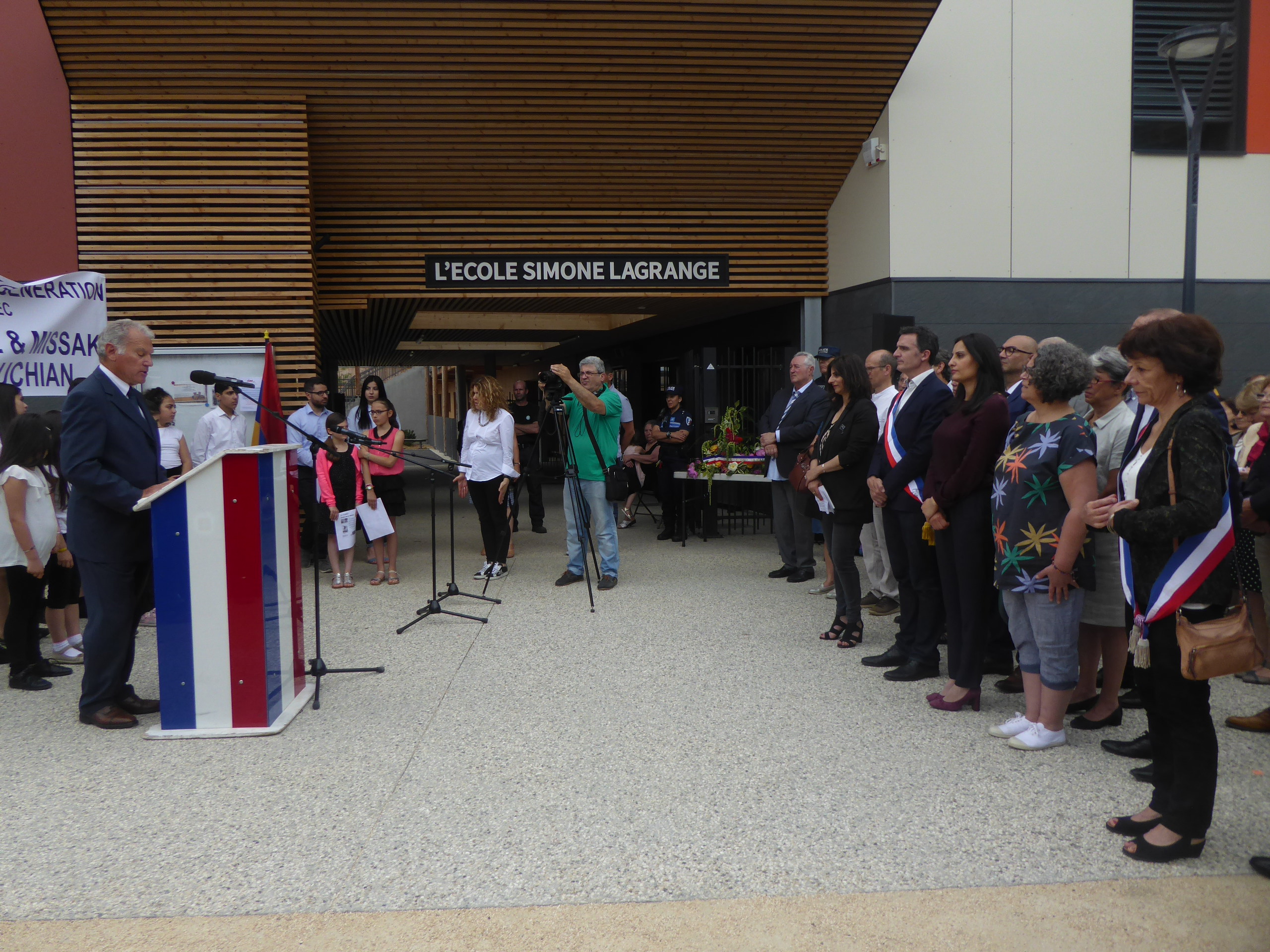 Inauguration à Grenoble de la rue Mélinée et Missak Manouchian samedi 26 mai