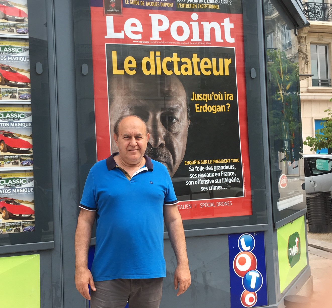 Le Dauphiné Libéré (édition de Valence) publie la réaction du président de l'association « Arménia » suite aux incidents de l'affiche du « Le Point »