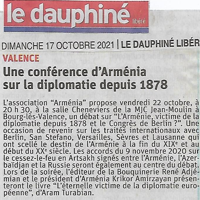 le_dauphine_libere_dimanche_17_octobre_2021_annonce_armenia_va_presenter_un_debat_sur_l_armenie_victime_de_la_diplomatie.jpg